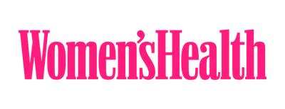 Ярко розово лого гласи „Women's Health“ с удебелени букви, което предлага информация за благосъстоянието, от съвети за фитнес до справяне с често срещани проблеми като досадно ухапване от комар.